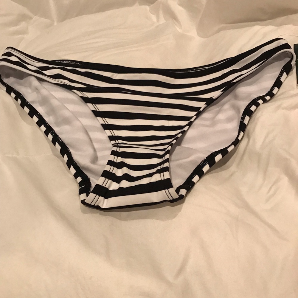 NWT New Ralph Lauren Black Bikini Bottom